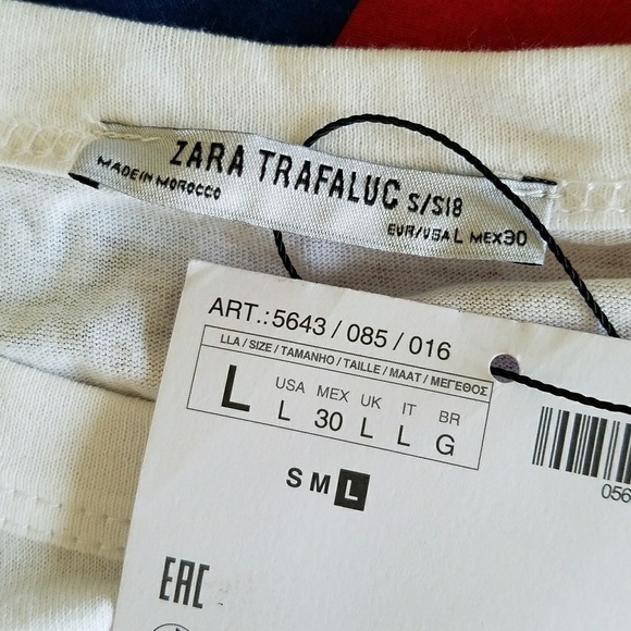 Zara- PARIS 'like, you know, whatever' t-shirt-NWT - Picture 5 of 5
